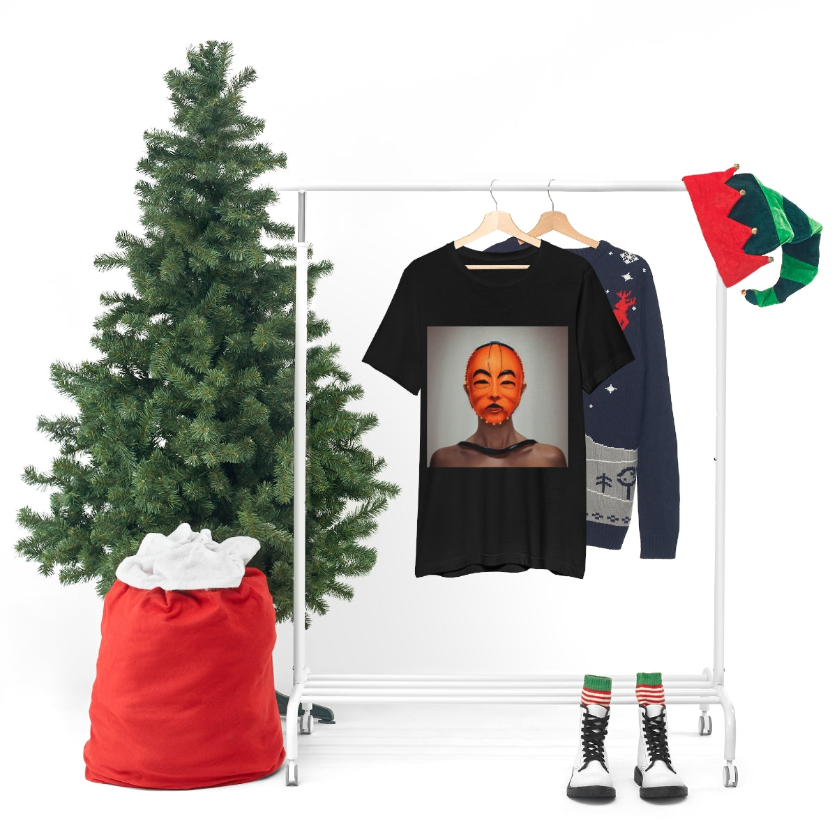 Heart squeezed until it suffocates_Mask Our Emotions T-Shirt Collection - DSIV