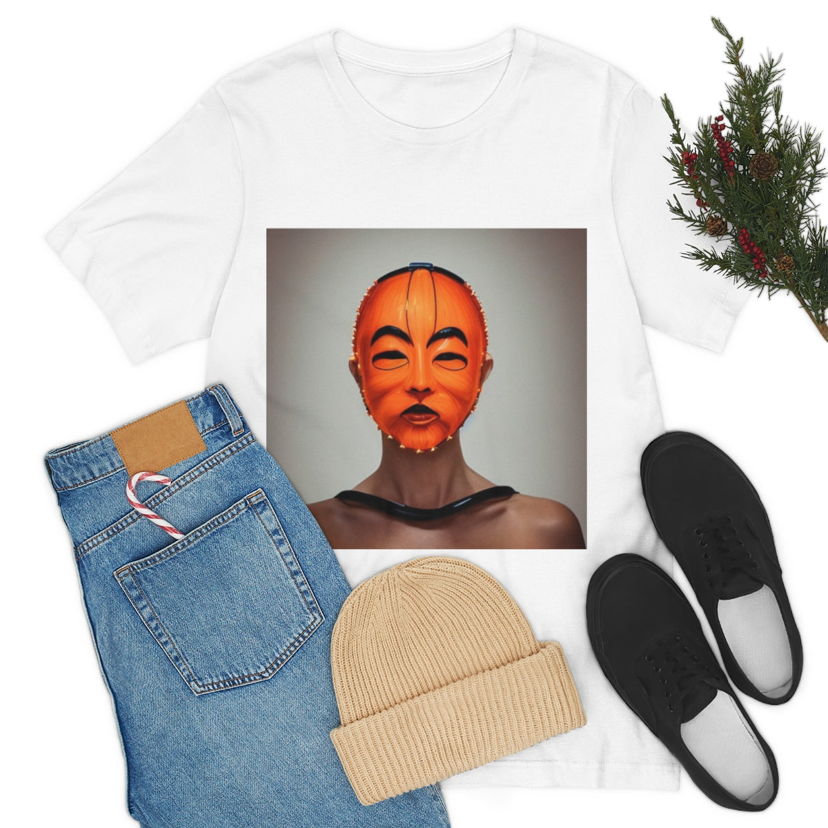 Heart squeezed until it suffocates_Mask Our Emotions T-Shirt Collection - DSIV