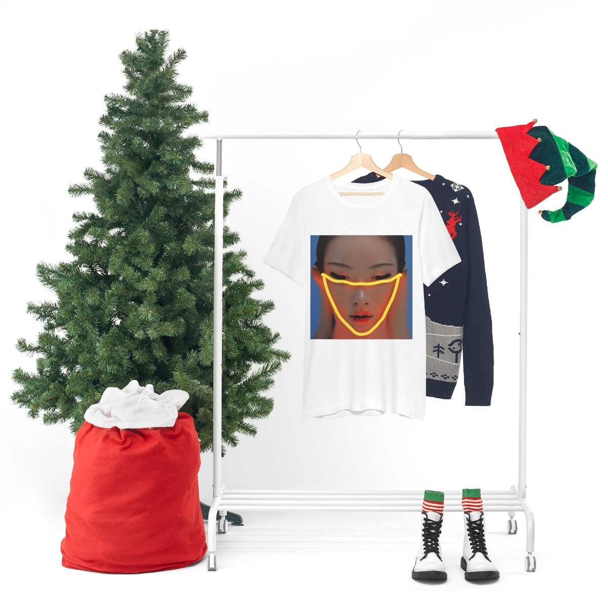 Innocently Happy_Mask Our Emotions T-Shirt Collection - DSIV