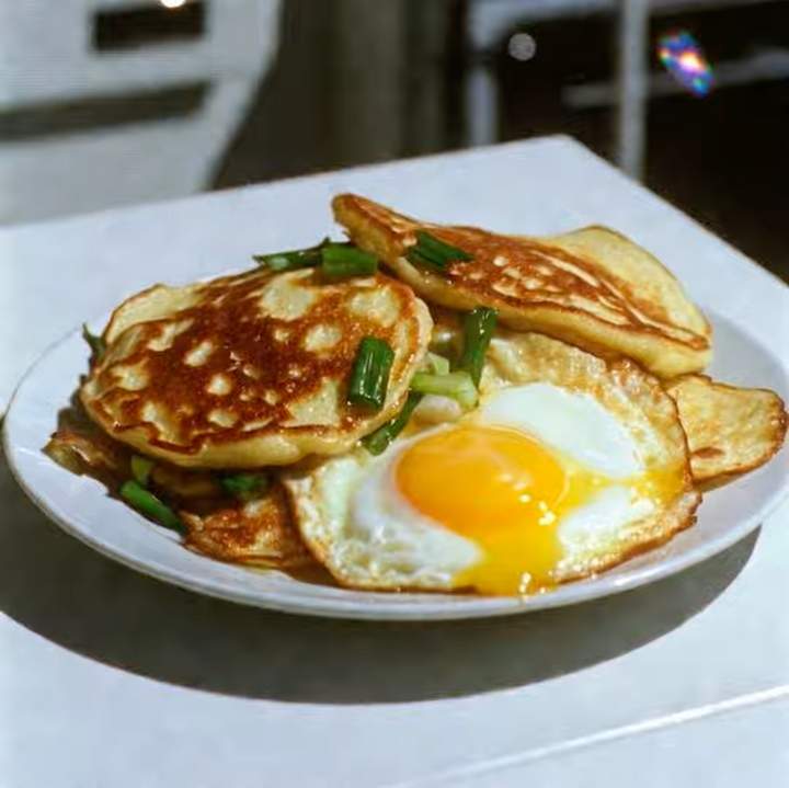 Eggs and Green Onion Pancakes
